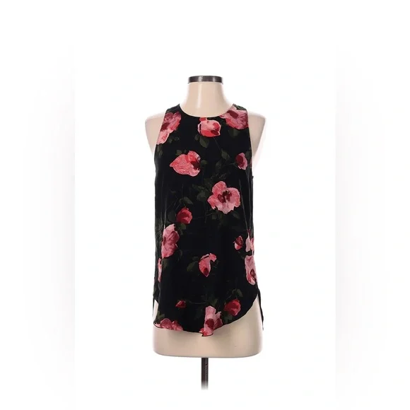 Aritzia Wilfred Sevres Blouse - Black / Floral (S) - Picture 3 of 7